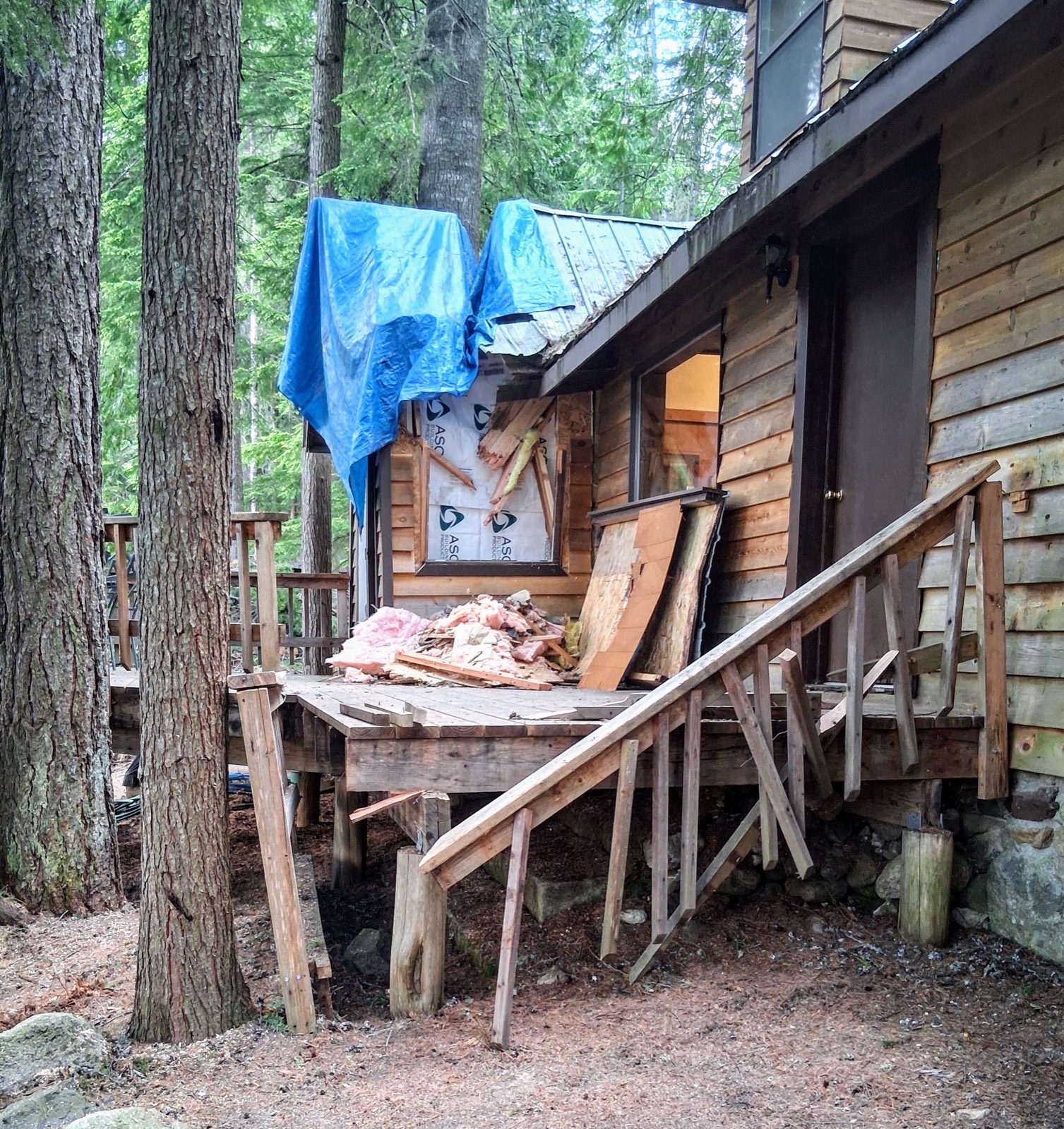 Storm Damage Cabin Rebuild photo 6