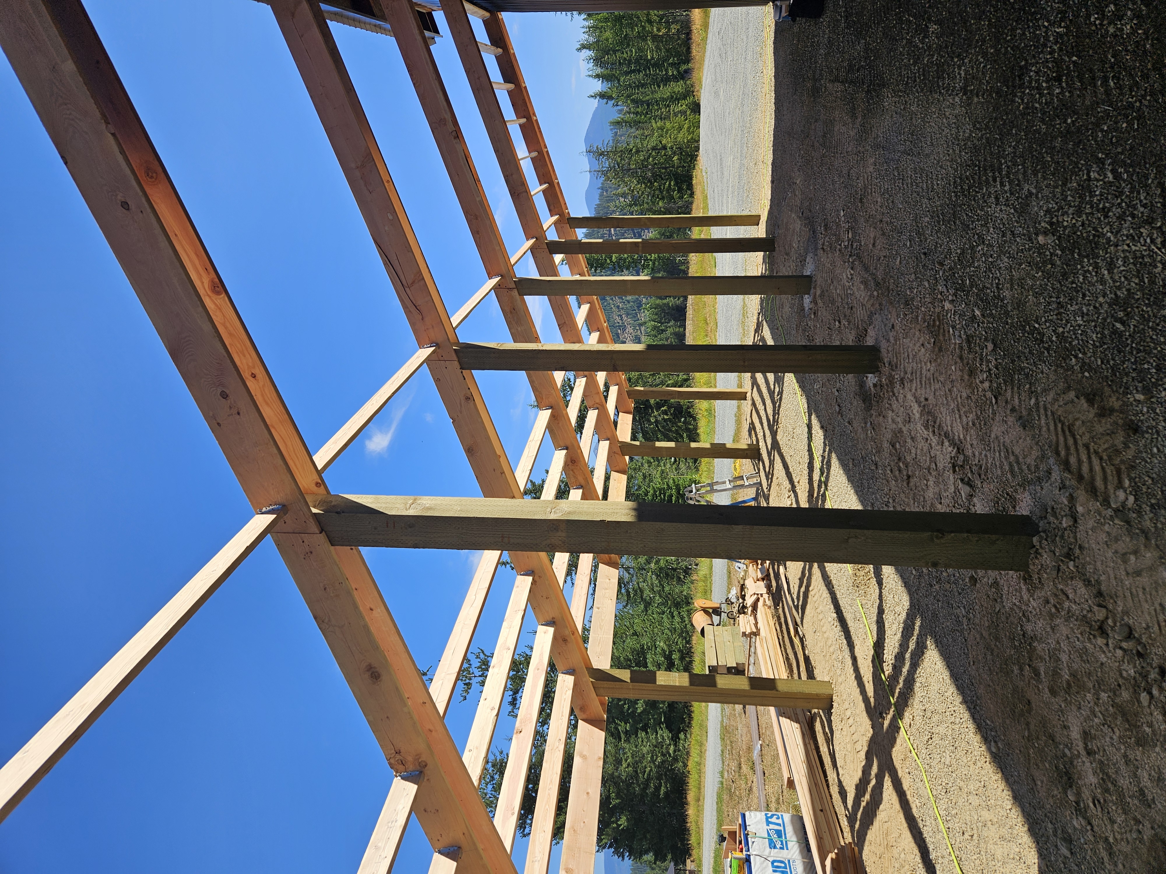 Pole Barn Extension photo 7